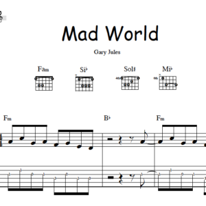 Mad World Guitare